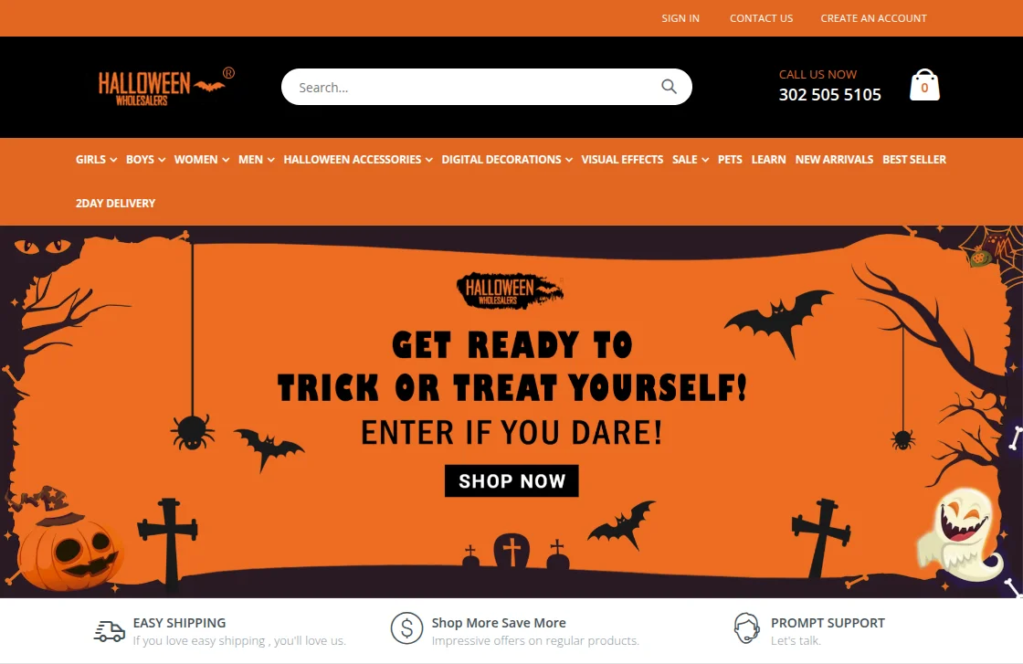 halloween-wholesalers-case-study-store