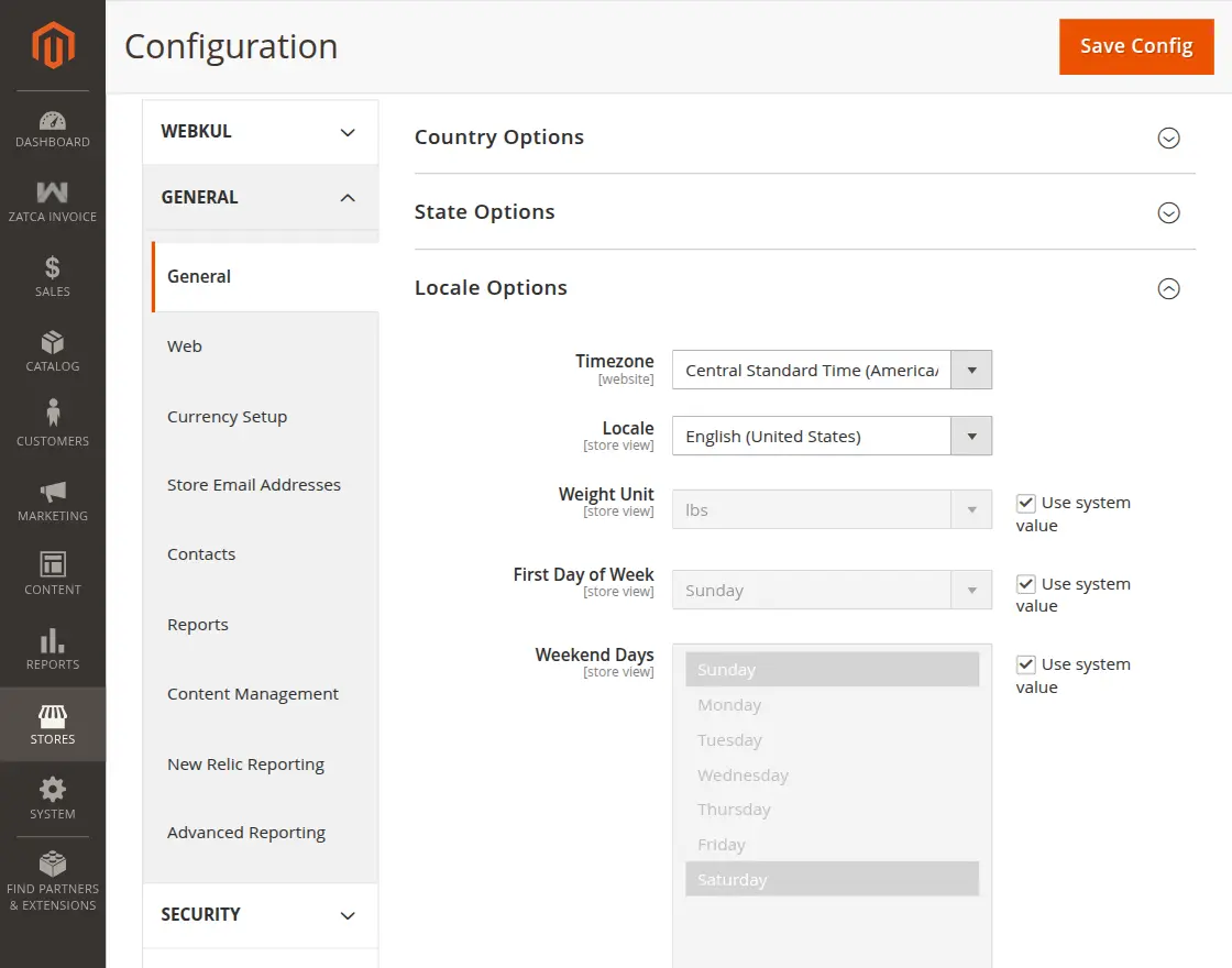 Magento2 Zatca Inoice-language