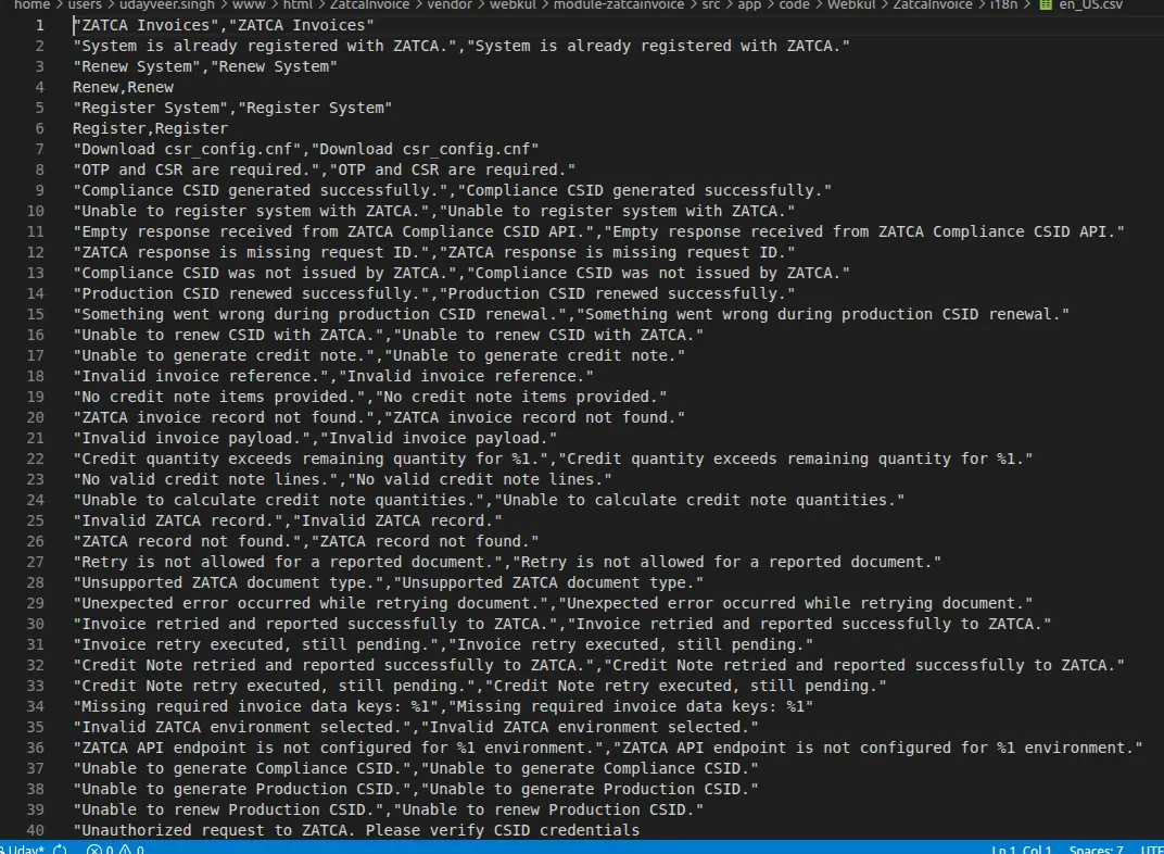 Magento2-Zatca-Inoive translation file