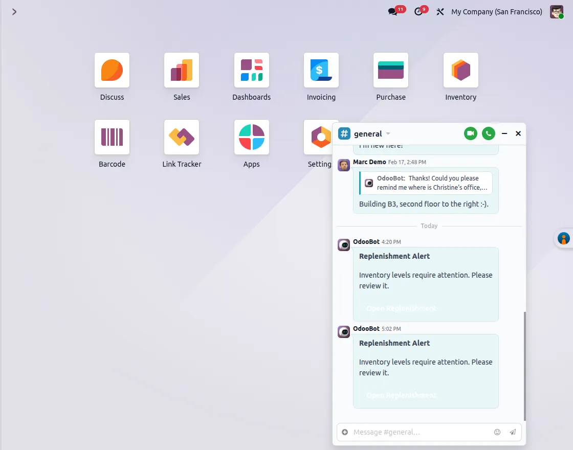 Discuss Channel Notification