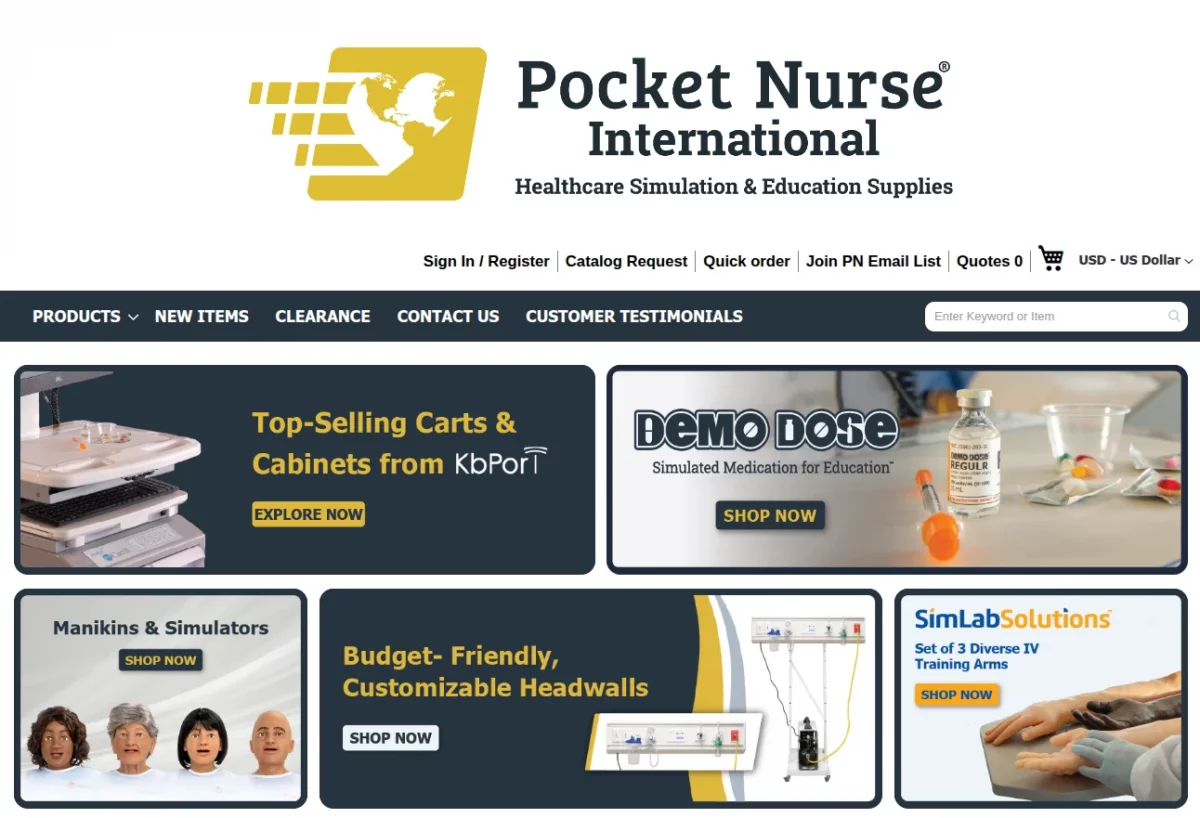 pocket-nurse-international-homepage