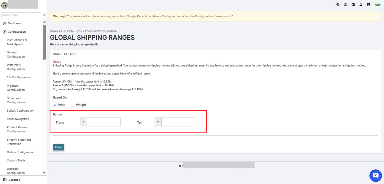 add range