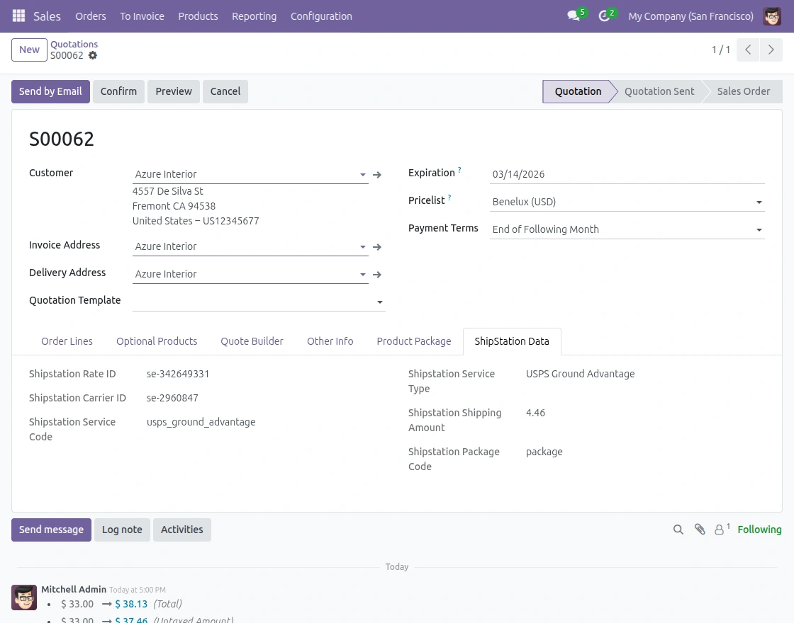 Shipstation Data Details