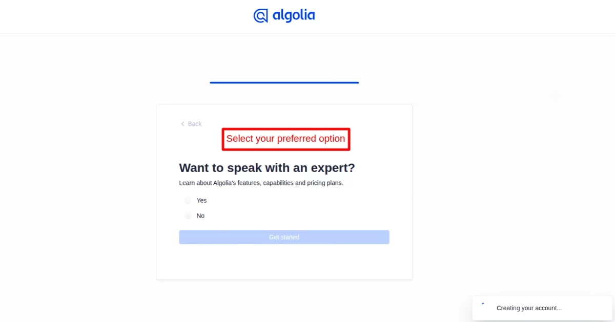 speak with an expert