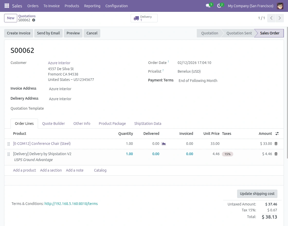 Sales Order Overview