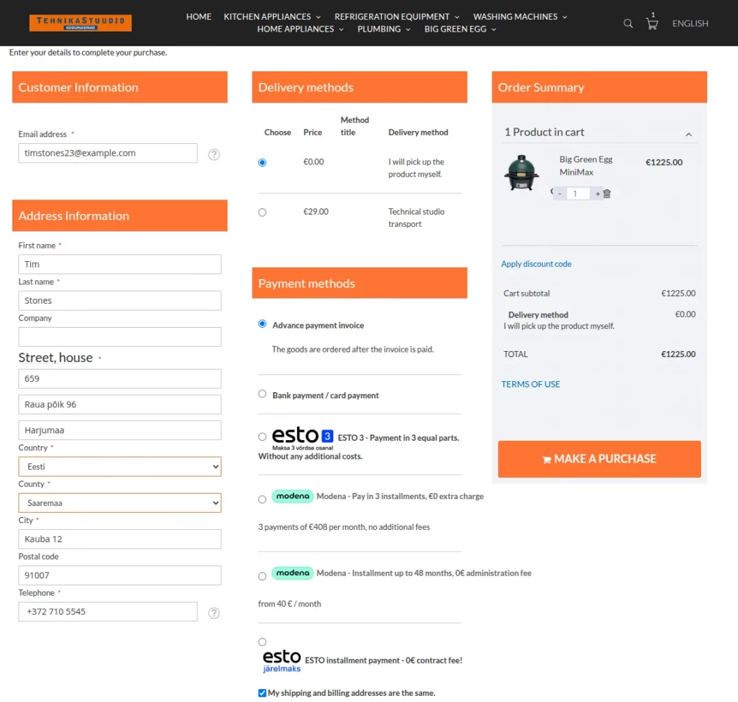tehnikastuudio-case-study-onestep-checkout