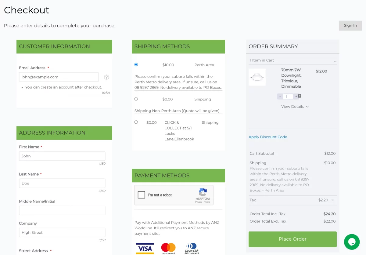 webkul magento2 greenhse one step checkout