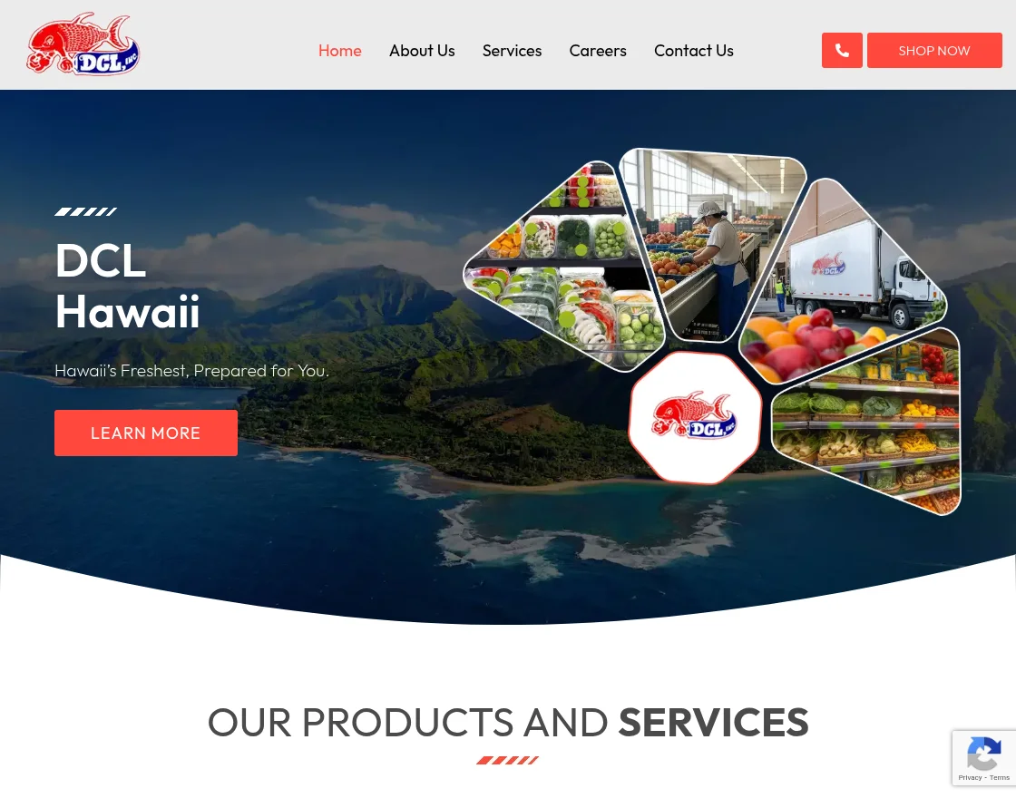 Webkul WooCommerce DCL Hawaii homepage