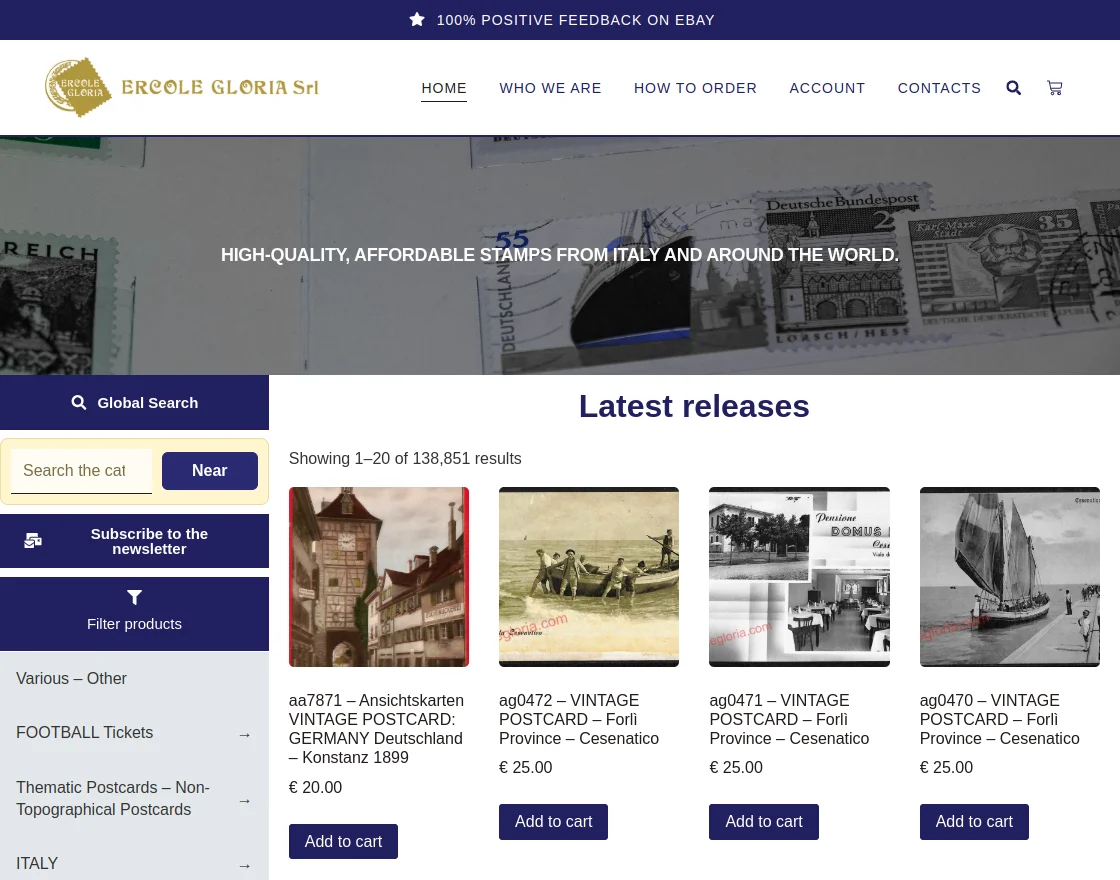 webkul woocommerce ercole gloria homepage