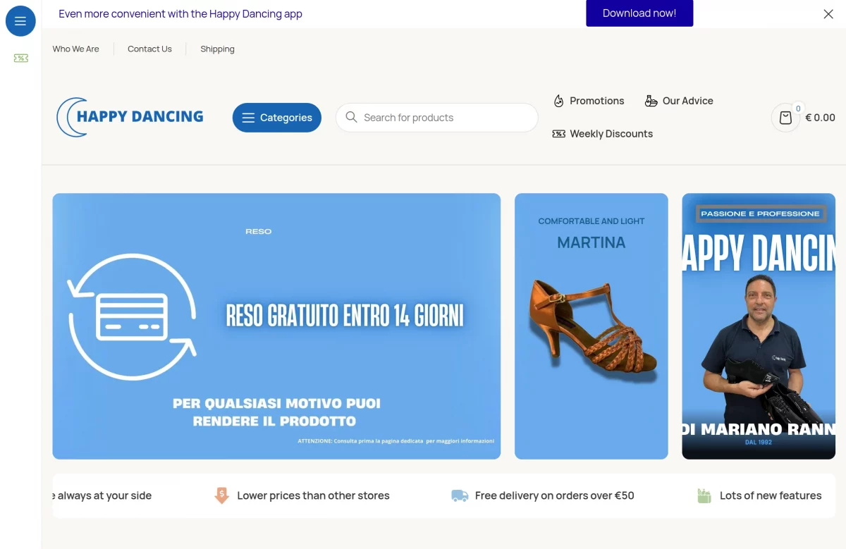 webkul woocommerce happy dancing homepage