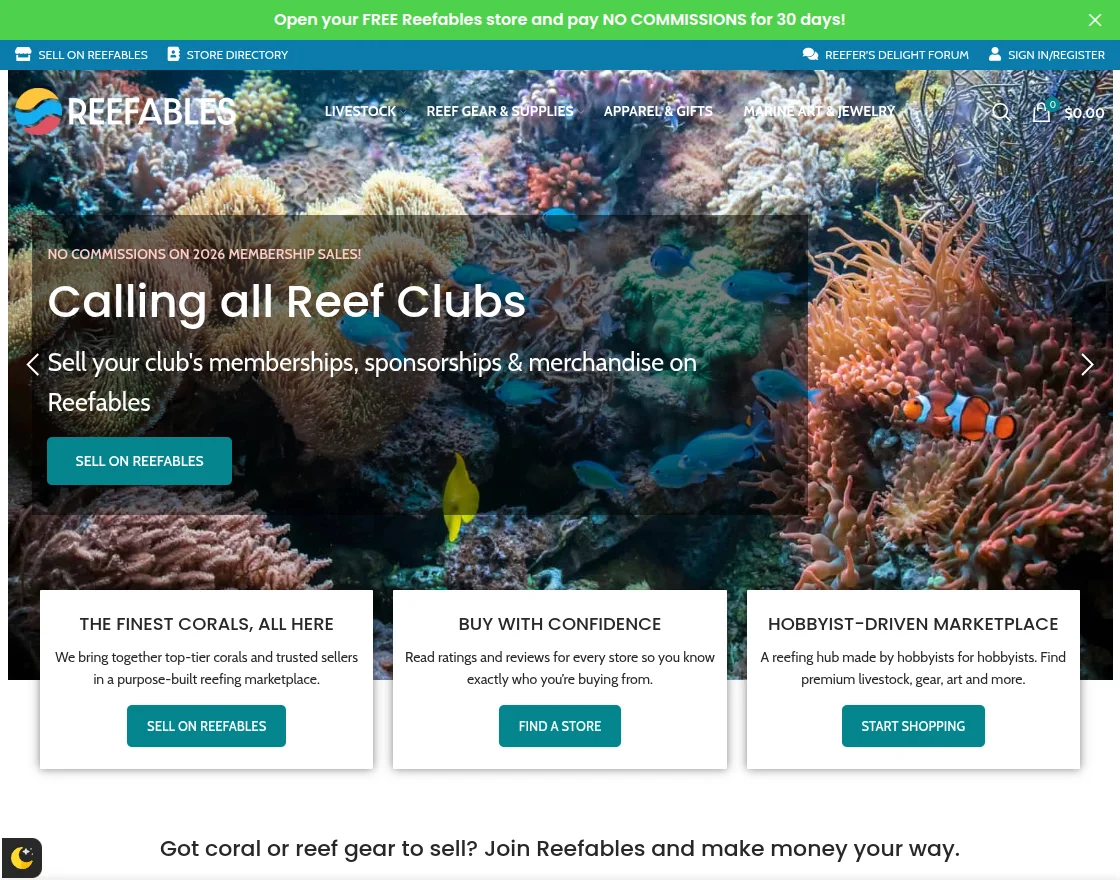 webkul woocommerce reefables homepage