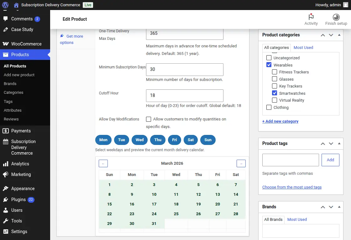 woo-subscription-delivery-commerce-single-product-calender
