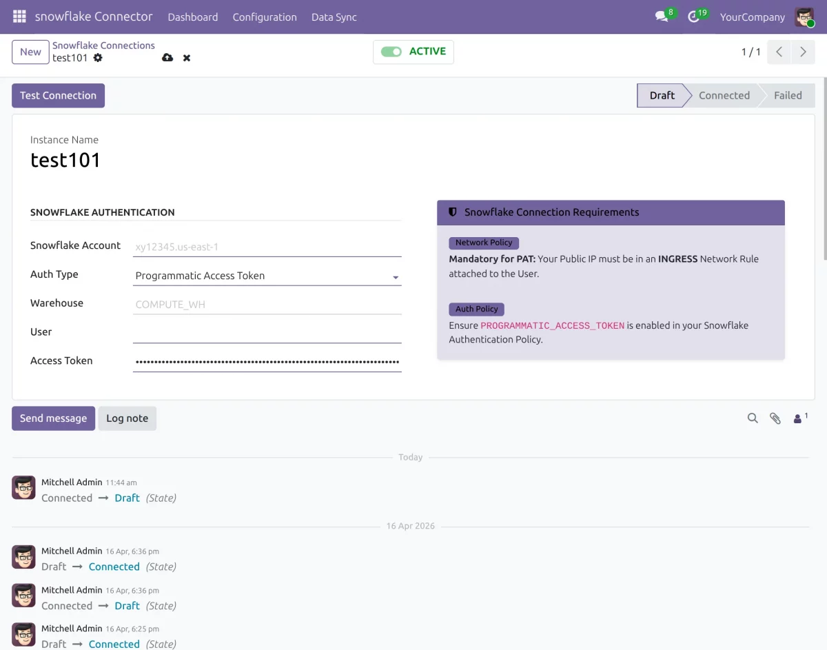using PAT for connection