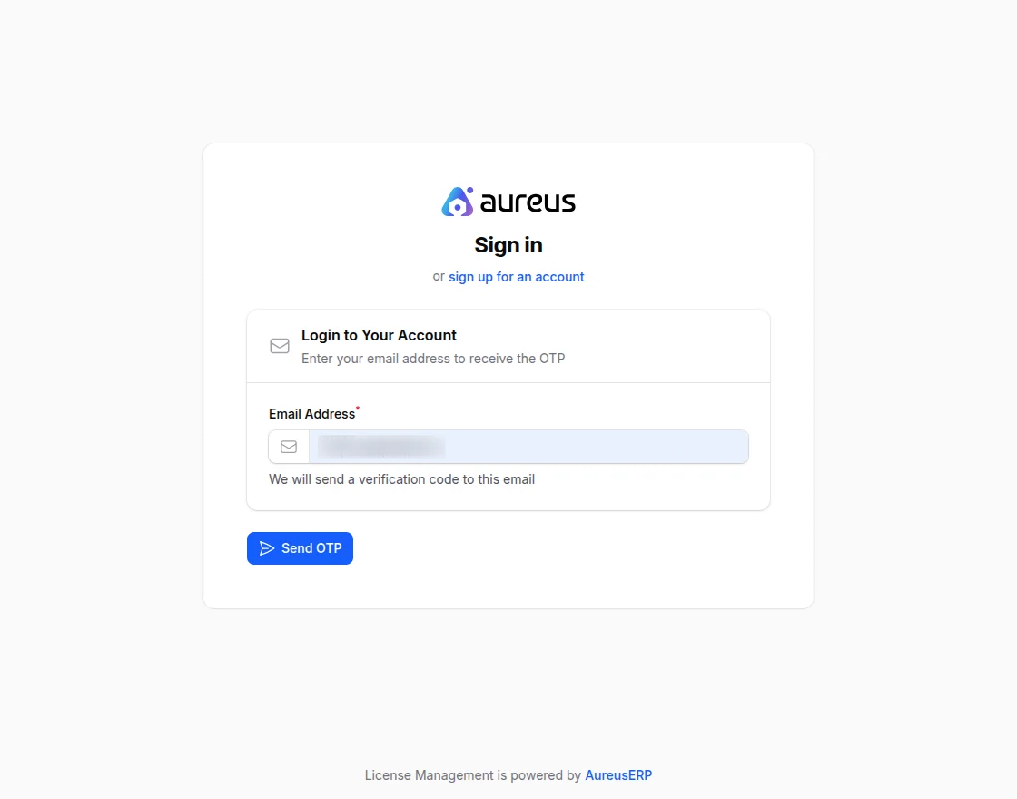 Aureus sign in