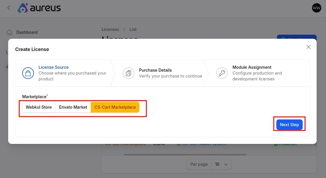 select aureus marketplace