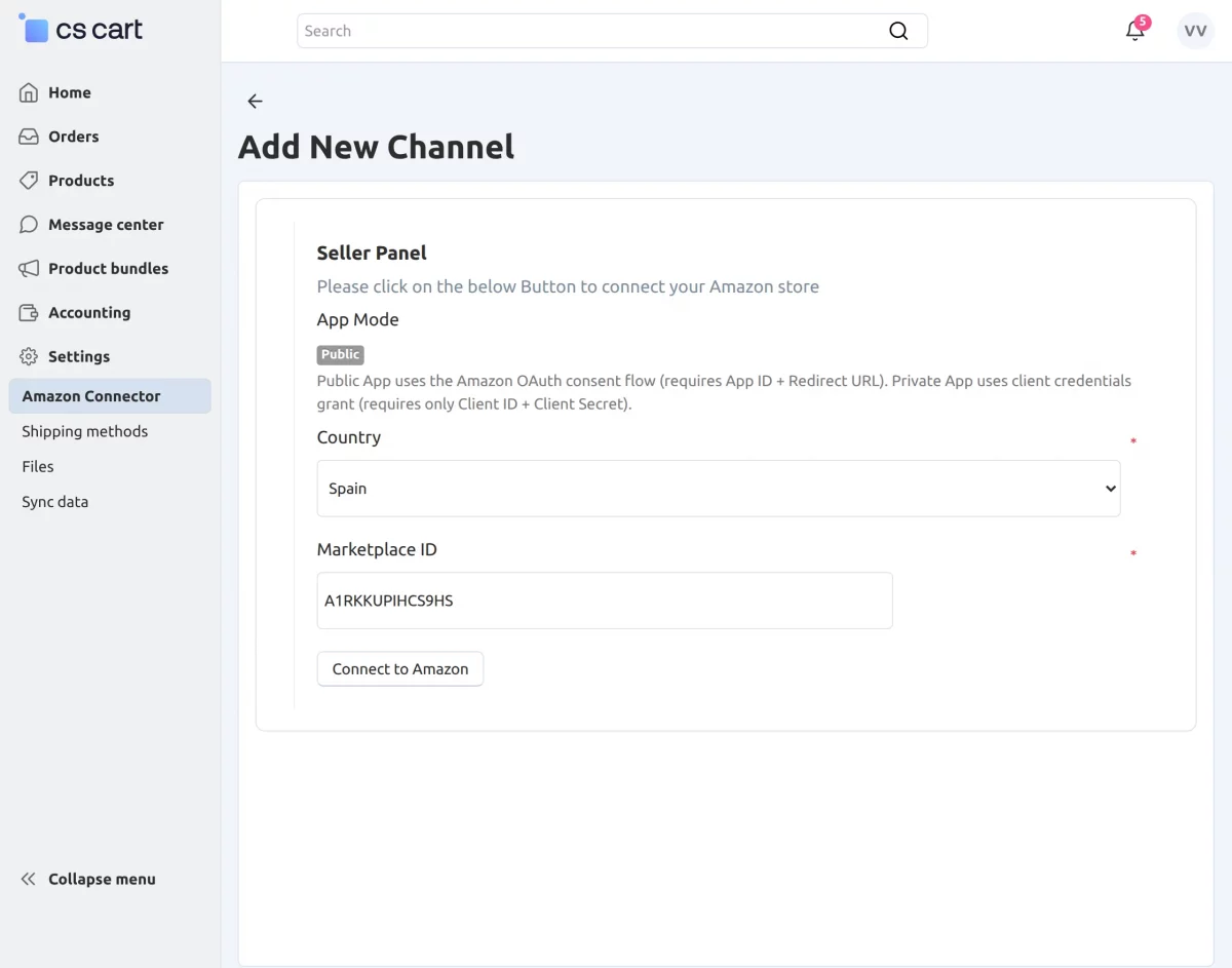 create public channel
