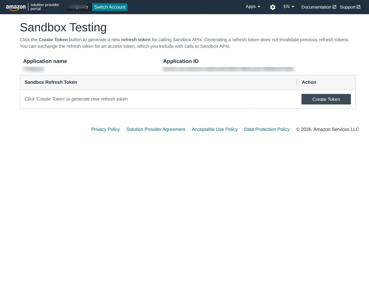 create token