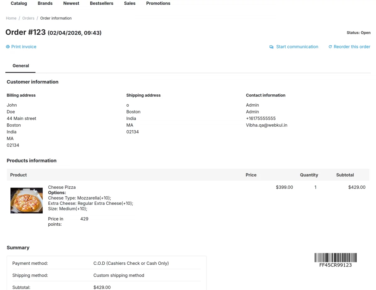 CS-Cart multiple select option page