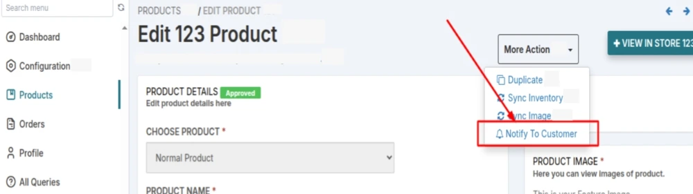 Notify Customers with Custom Note