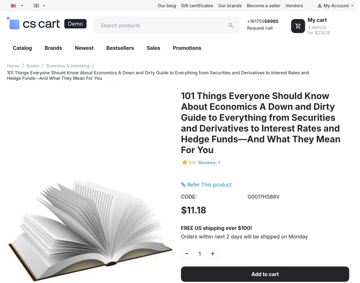Images rotation on products page