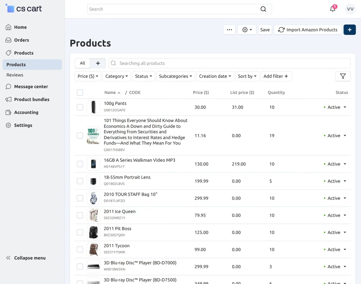 import product