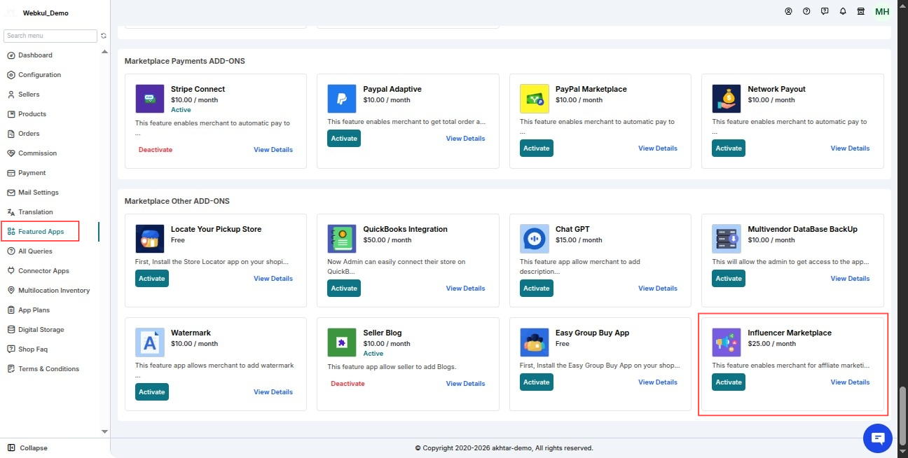 Influencer Marketplace Overview