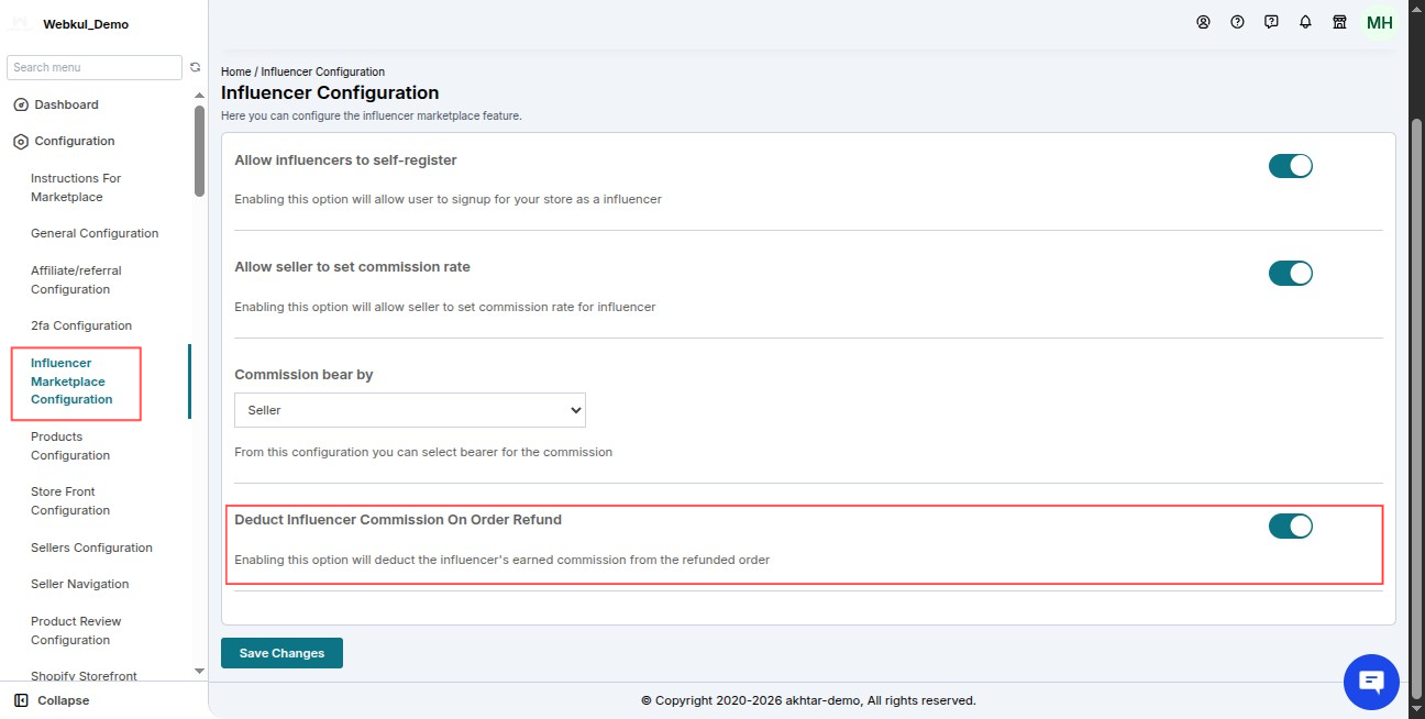 Refund Deduction