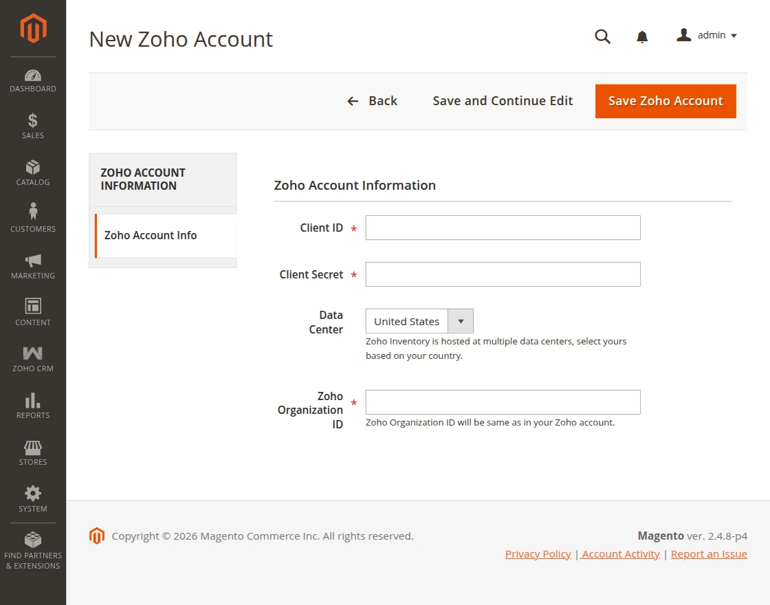 magento2-zohocrm-new-account-creation