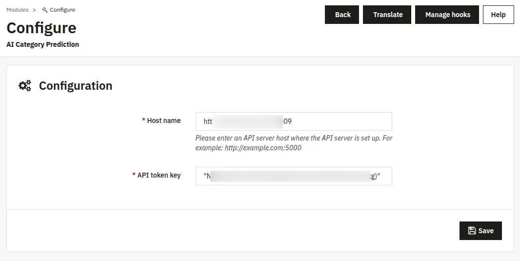 Module Configuration