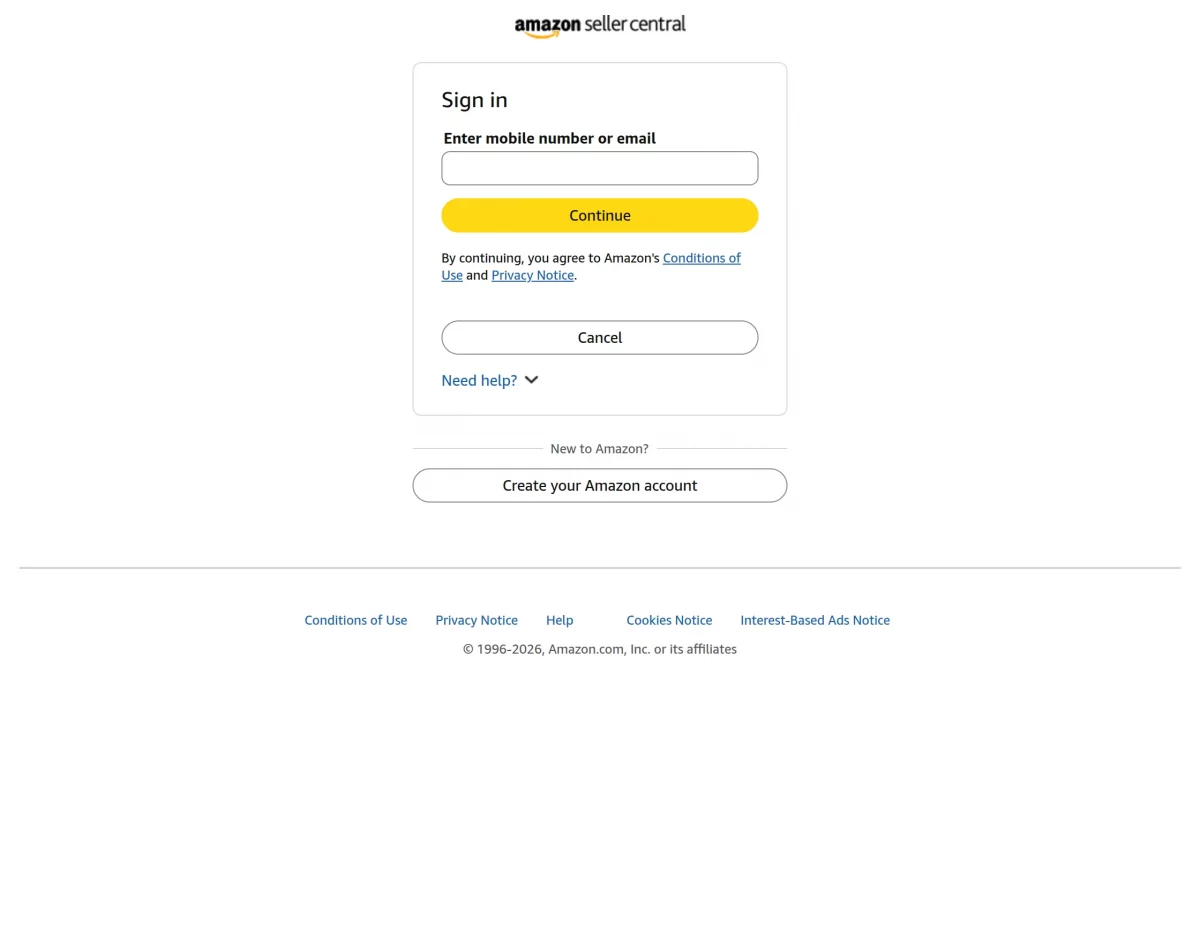 seller central