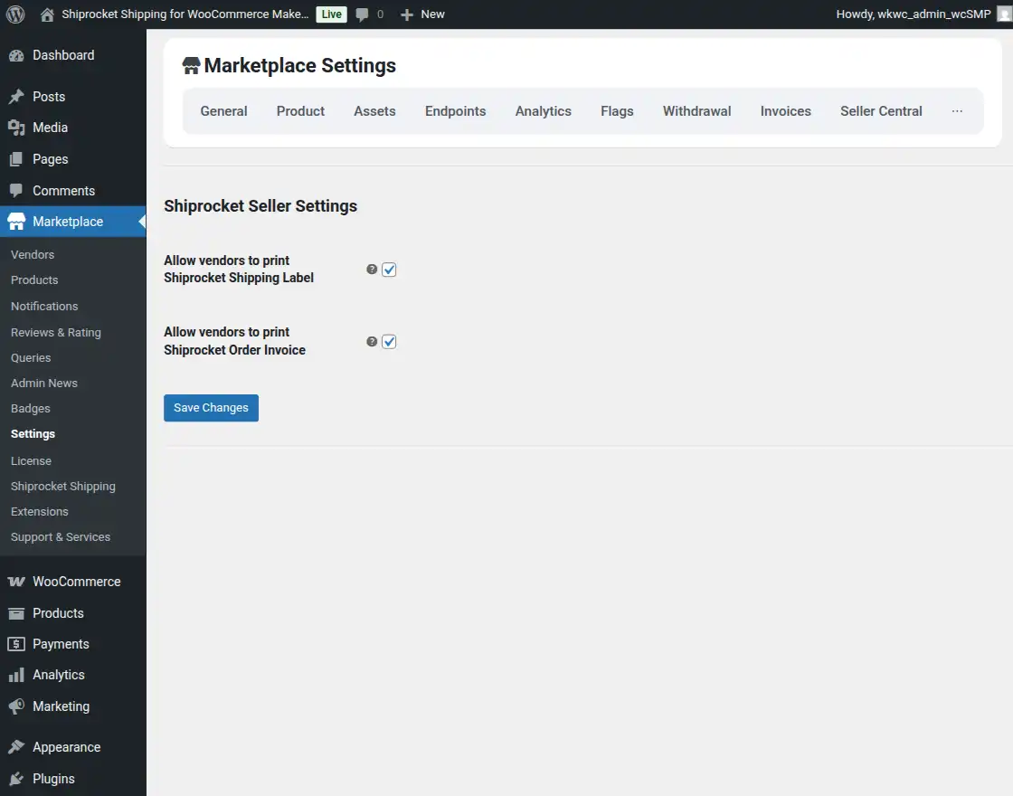 shipping-label-setting