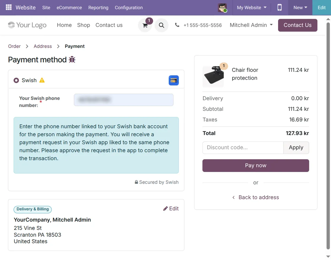 swish-checkout-payment