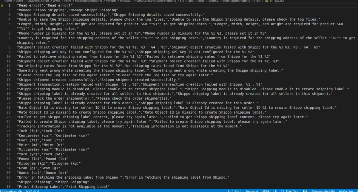 translation file