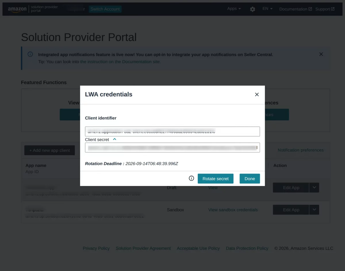 view client id secret