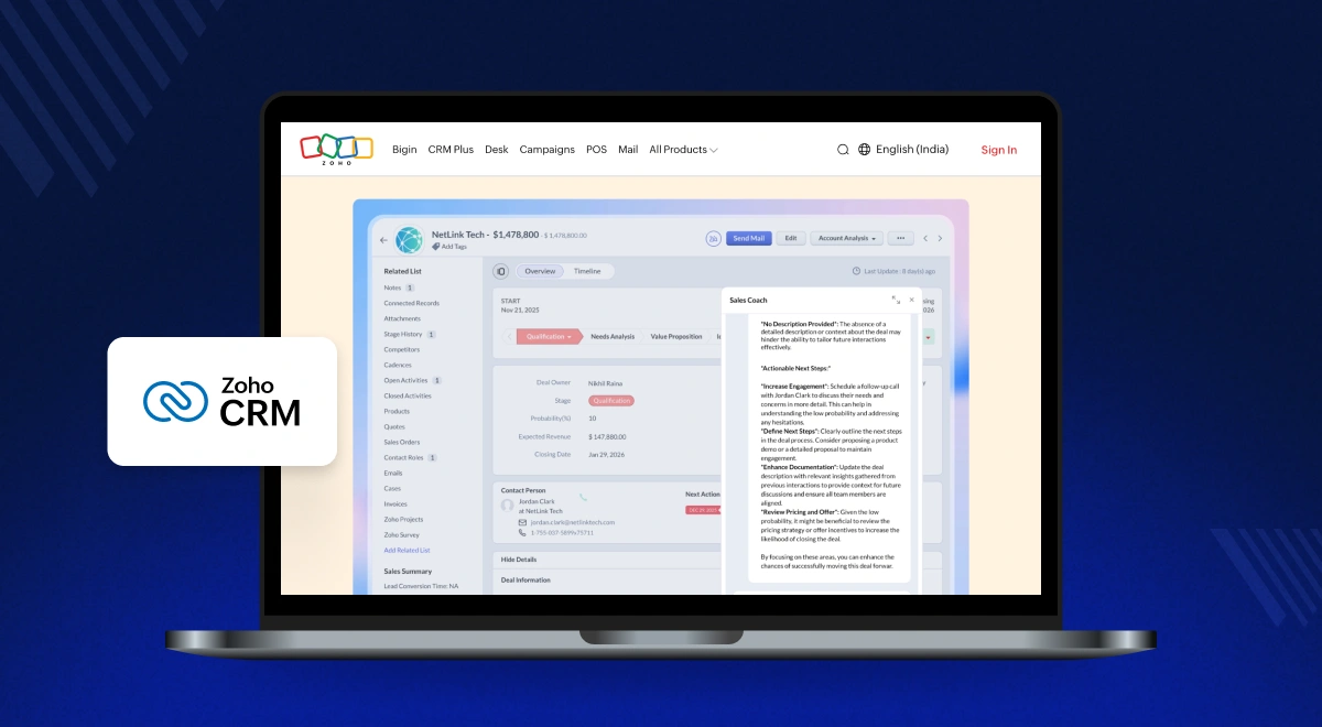Zoho CRM