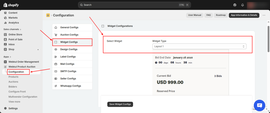 Product Auction for Shopify