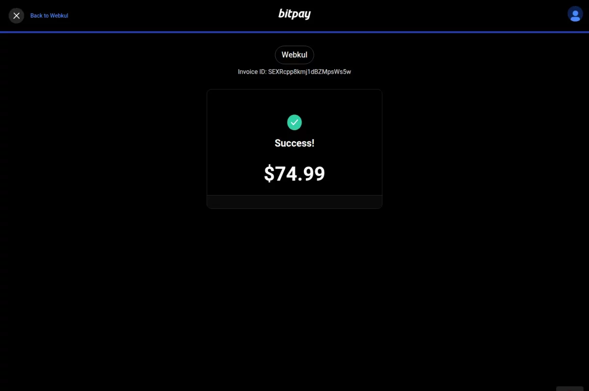 payment sucess
