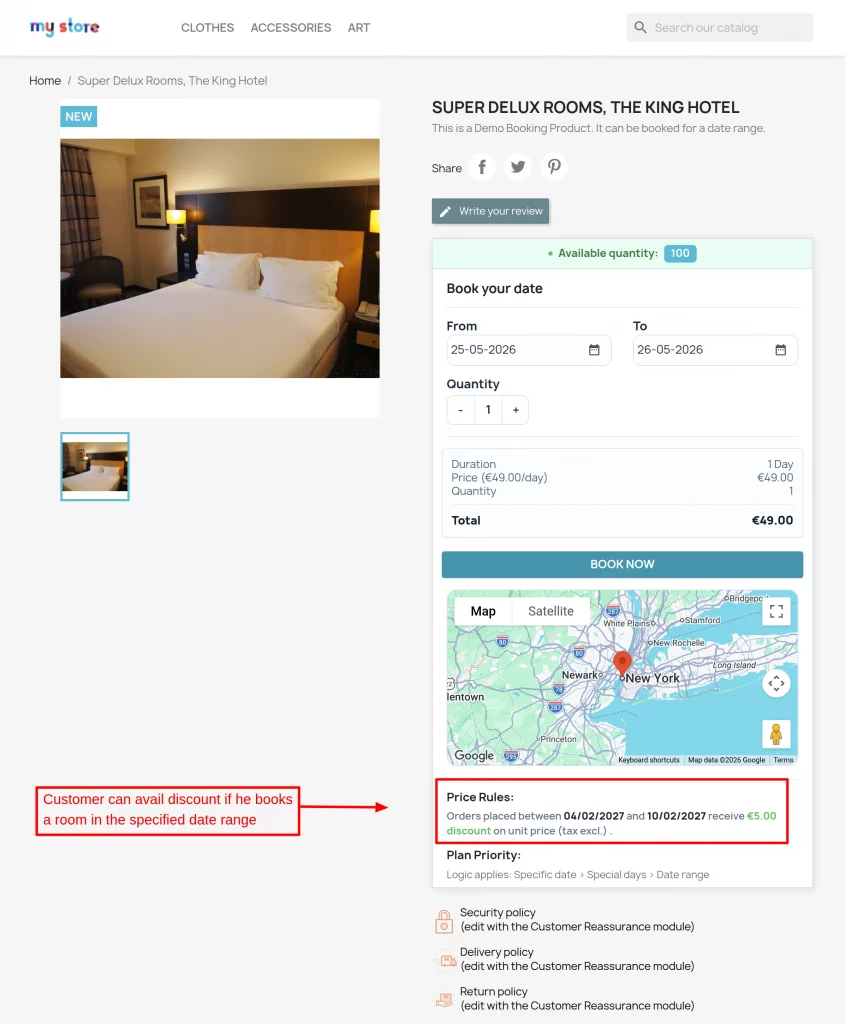 booking