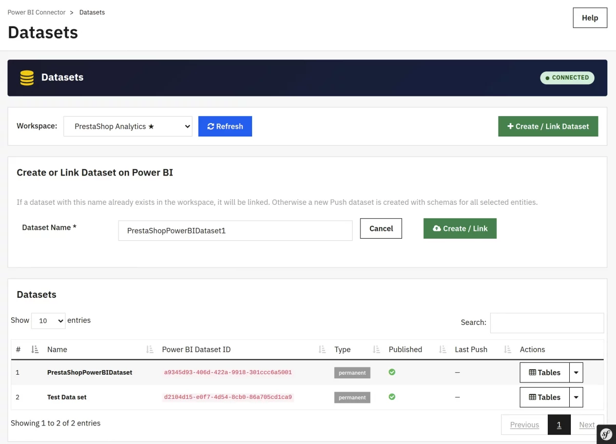 create datasets