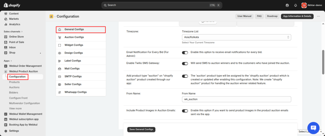 Product Auction for Shopify