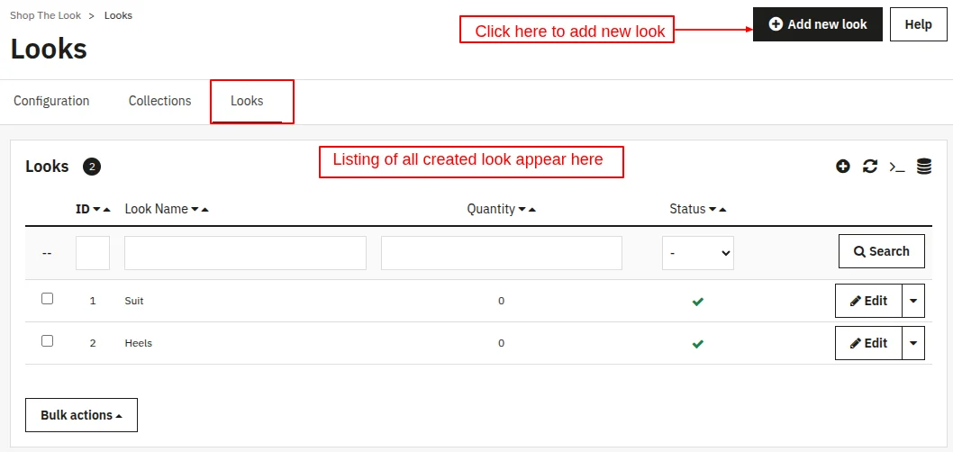 Looklisting