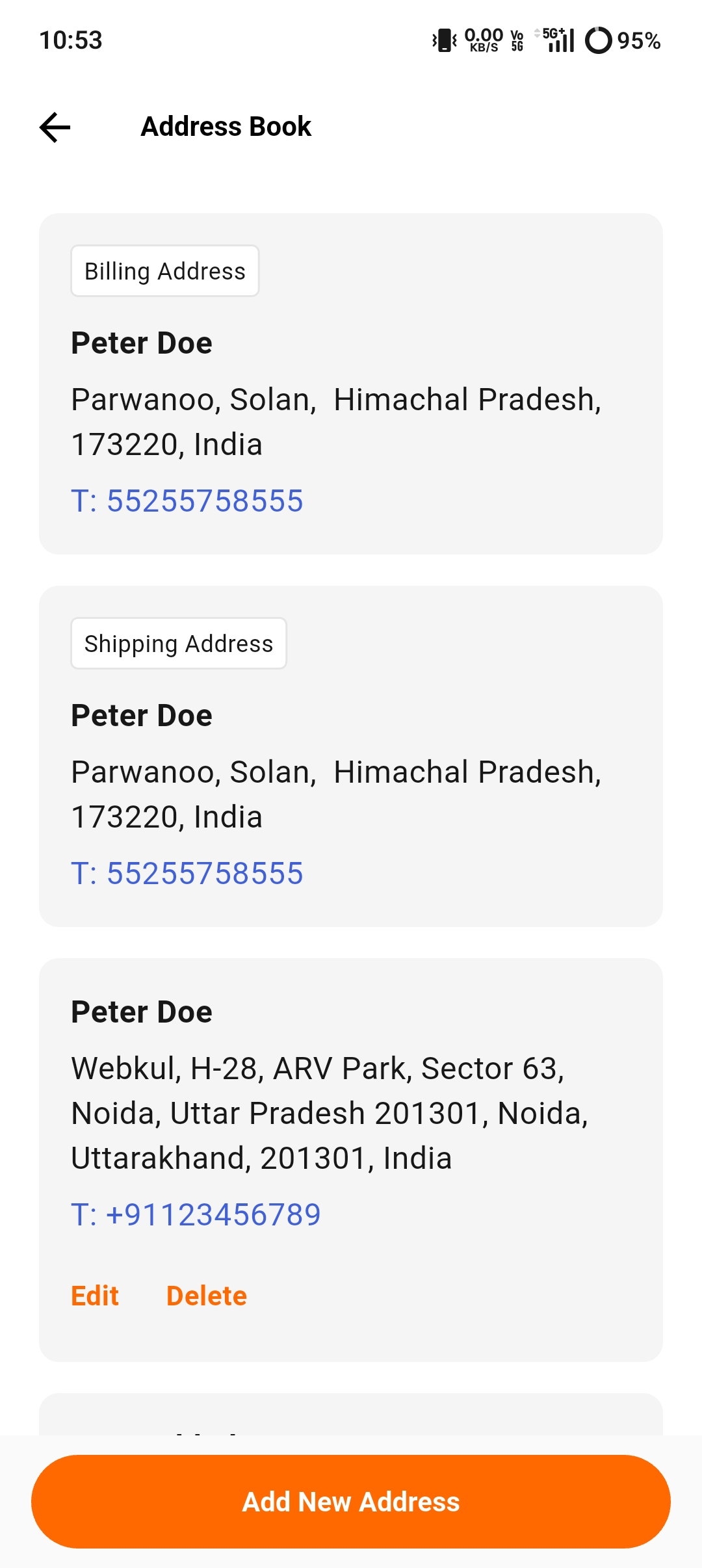 mobikul-mobile-add-address