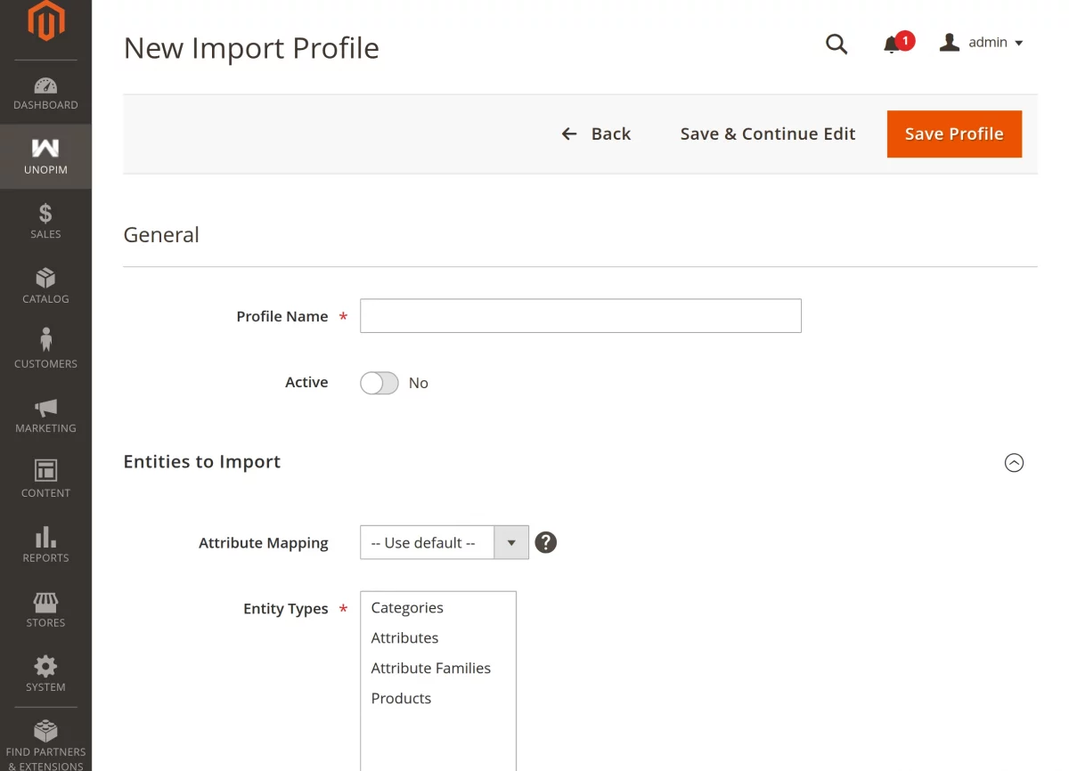 import profile