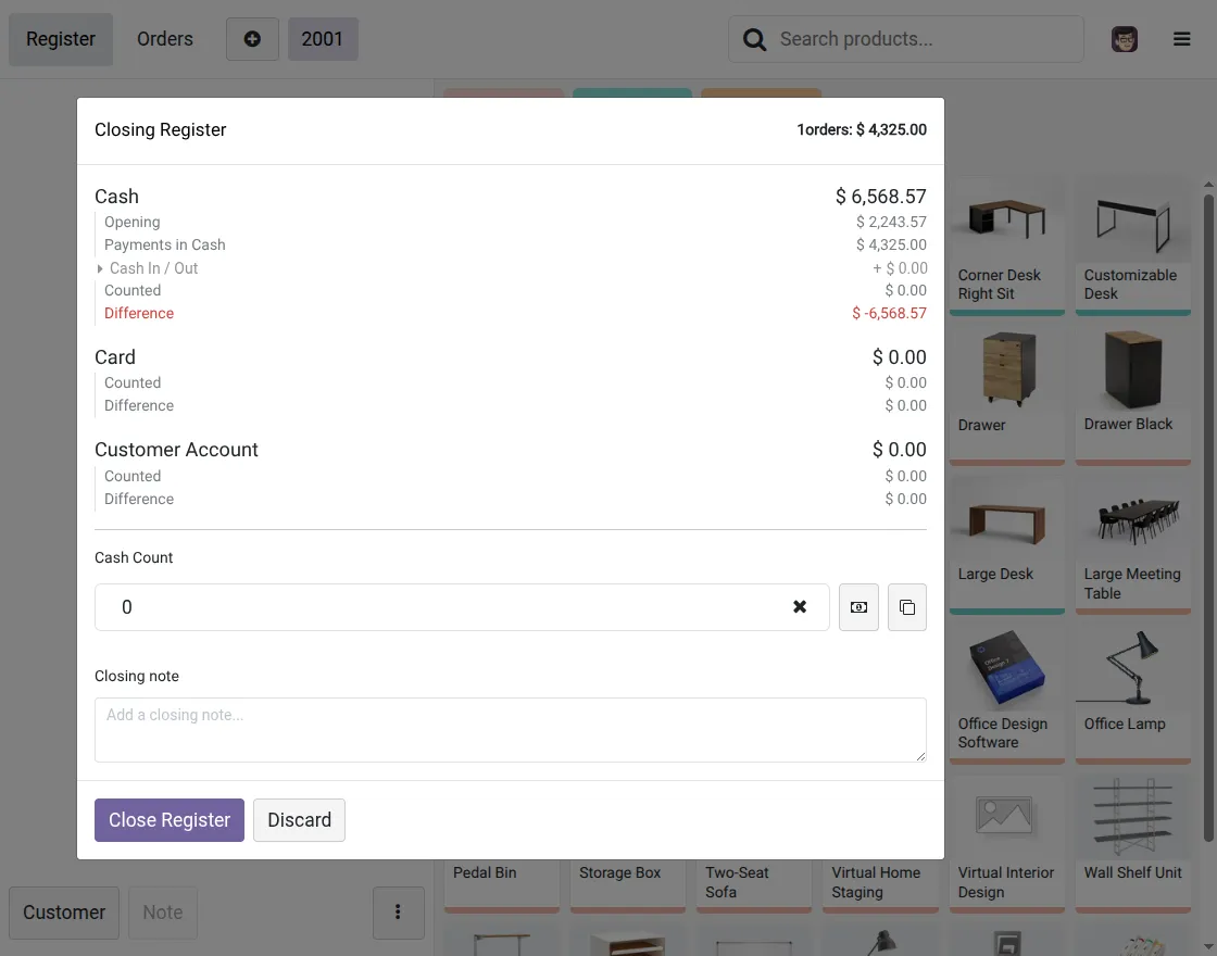 daily report button hidden