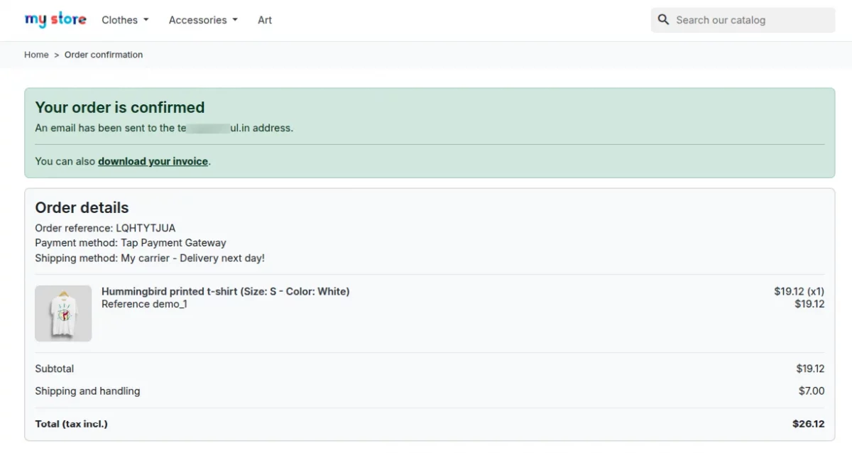 Payment Successful
