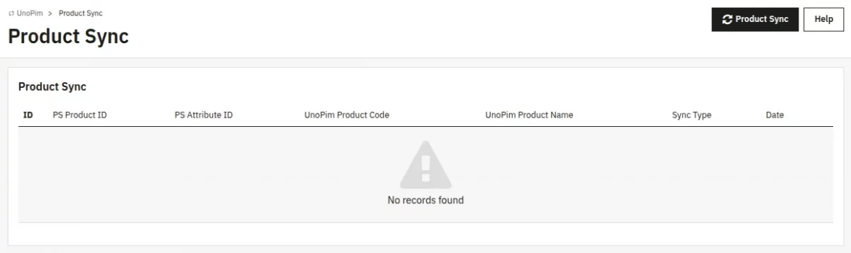 product sync