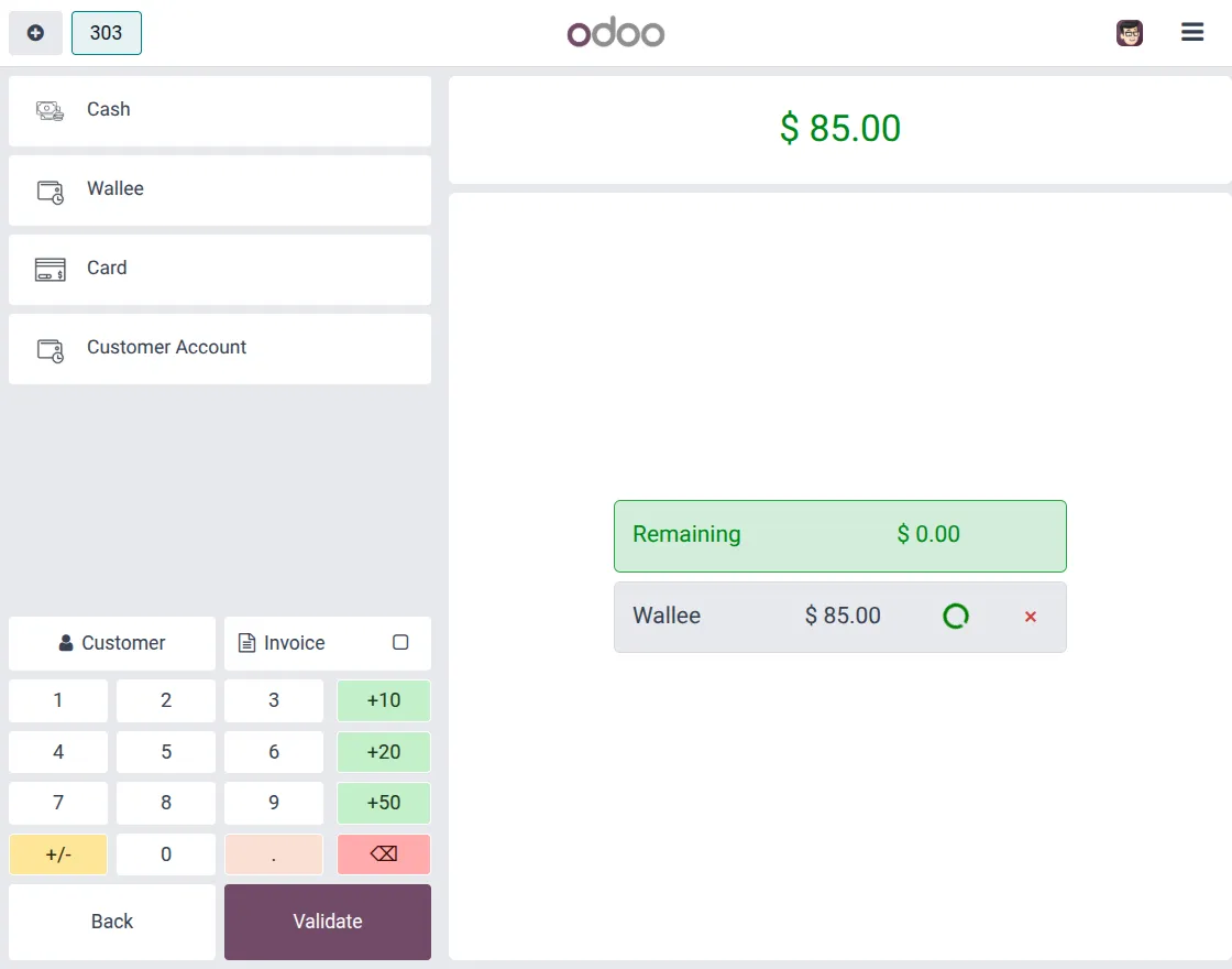 Select Wallee Payment Method