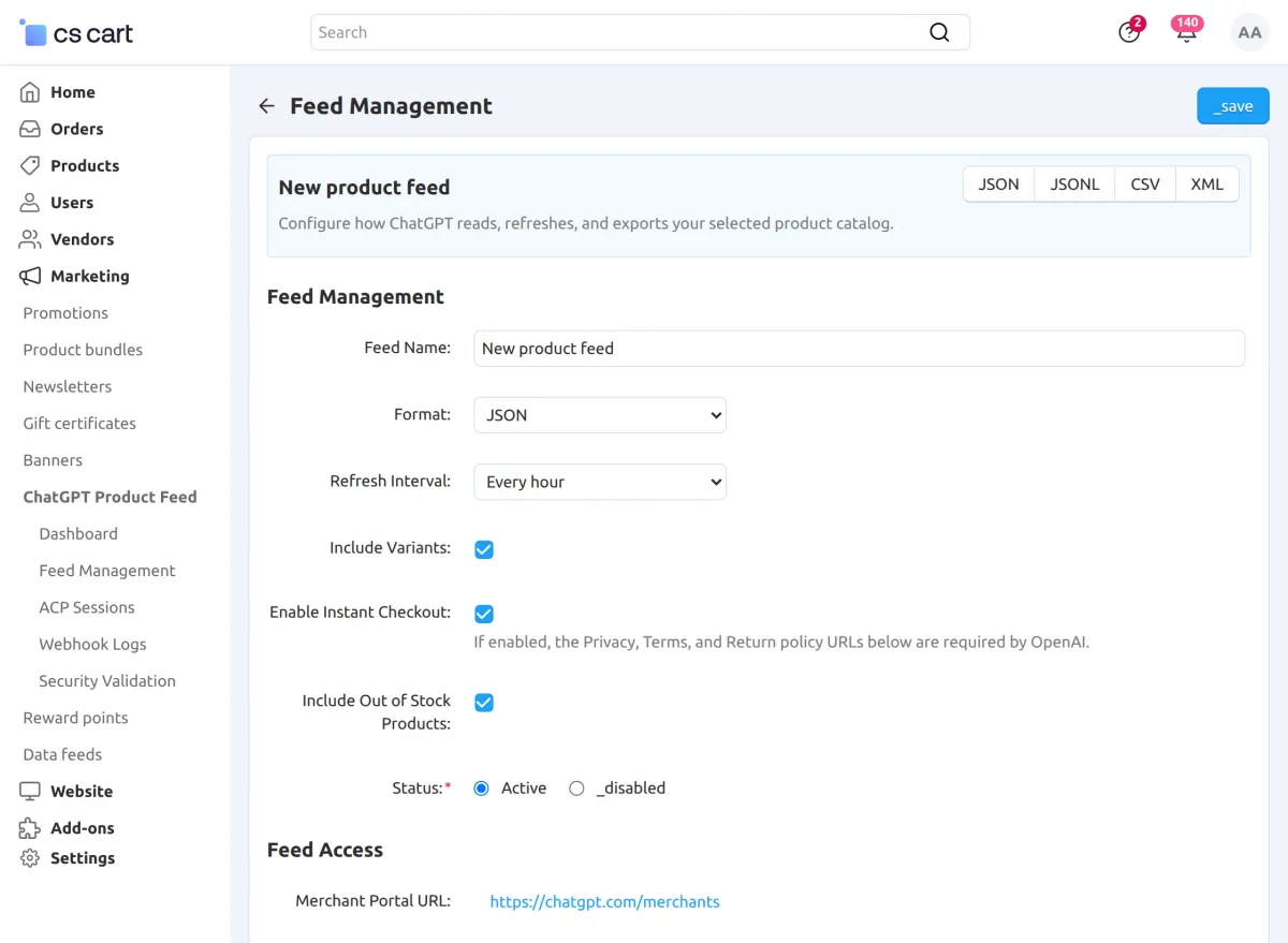 feed management