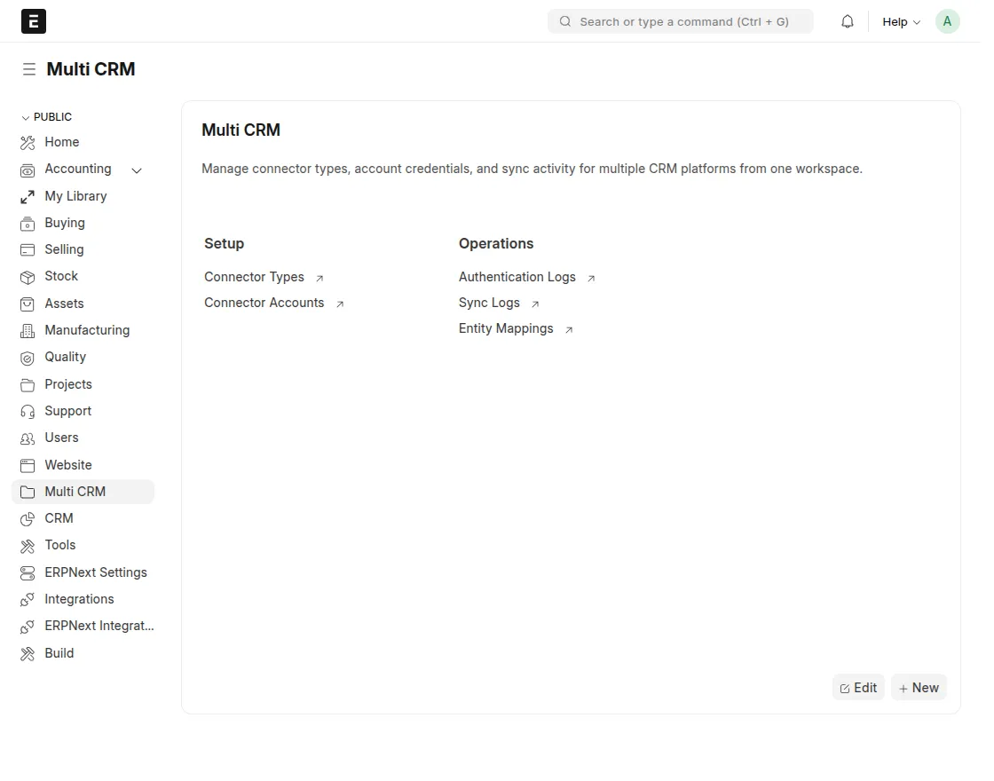 Connector Dashboard