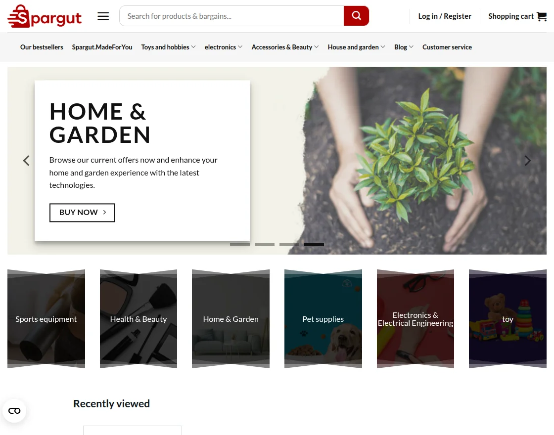 spargut homepage